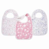 スタイ ビブ 3枚セット 出産祝い aden+anais エイデンアンドアネイ モンフルール よだれかけ スナップビブ コットン100% ダブルガーゼ3層 大きめ 洗える 離乳食 お食事エプロン ベビー 新生児 サイズ調整 内祝い 出産内祝い 女の子 ギフト 双子 2人目 きょうだい プレゼント