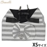 ジェメリ Gemelli ナチュラルボーダーハーネス XS グレー