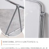 テーブル 折りたたみクリア スケルトンフォールディング 透明感 スケルトン コンパクト 在宅ワーク クリア 透ける インテリア キレイ トウメイ 重ねる 収納可能 省スペース オフィス 北欧風 映える 新生活