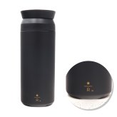 名入れ スターバックス リザーブ トラベルタンブラー 500ml ブラック STARBUCKS RESERVE KINTO 水筒 真空二重構造 保温 保冷 ステンレスボトル マグボトル 漏れ防止 360度飲み口 メンズ レディース スタバ ギフト プレゼント 誕生日 父の日 母の日 退職祝い 記念品 正規品