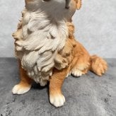 犬 置物 大きい 見上げるチワワ 横幅26.8cm woobia ウービア かわいい おしゃれ ガーデン インテリア オブジェ 巨大 プレゼント 北欧 玄関 雑貨 動物 モダン 面白い 庭 ギフト 屋外 家 リアル 玄関先 ガーデンオーナメント