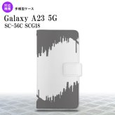 Galaxy A23 GalaxyA23 手帳型スマホケース カバー ホラー グレー 2022年 10月発売 nk-004s-a23-dr195