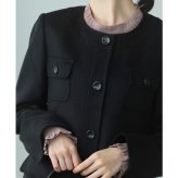 カシミヤ 100% コート ノーカラー 着丈85cm レディース Filomo 入学式 入園式 卒入学 ブラック 黒 9号 11号 13号 大きいサイズ 冠婚葬祭 カシミヤコート カシミヤ100％ フォーマル 卒業式 卒園式 ギフト プレゼント 6F (02000077r)