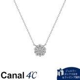 【無料ラッピング】  カナルヨンドシー Canal 4℃ カナル4℃ プラチナ ネックレス シンセティックモアサナイト ブランド 正規品 新品 ギフト プレゼント 人気 おすすめ 誕生日 記念日 クリスマス 送料無料