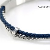 ポリス ブレスレット メンズ ブランド POLICE DUALCELL 2連  GB0082502 ネイビー シルバー アクセサリー