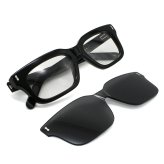 グッチ GUCCI サングラス EYEWEAR グローバルフィット 2WAY UVカット アイウェア スクエア GG1711S-001 メンズ レディース ユニセックス ブラック+トランスペアレント（クリア）+ クリップオン装着時スモーク 国内正規品
