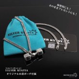 シルバー925 ダンベルネックレス ユニーク ペンダントネックレス メンズネックレス シルバー ダブル喜平チェーン 6面カット メタリック 重厚感 個性的 精巧 リアル 筋トレ スポーツ 男性 金属アレルギー対応