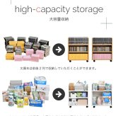 ラック クローゼット 収納 2個セット A4ファイル 幅26.5 奥行58 .5 キャスター付き ワイド ワゴン 大容量 日用品 生活用品 隙間 棚 本棚 コミック スライド 新生活