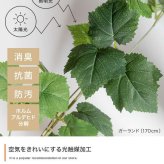 【120cm】光触媒人工観葉植物 アイビーガーランド 幅22cm×高さ120cm ポリエステル お部屋に気軽に飾れて空間を美しく彩るフェイクグリーン 本物の植物のようなリアルな質感とインテリアに馴染む風合いが魅力です