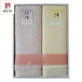 泉州逸品 二重織 シルク混五重織 ガーゼケット ギフトセット 2種 計2枚入 寝具 日本製 肌掛け寝具 綿 絹 ガーゼ【北海道・沖縄県・離島 配送不可】