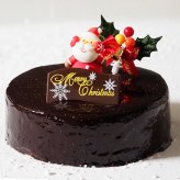 クリスマス 2026 予約 Xmas 人気 かわいい クリスマスケーキ ザッハトルテ チョコレートケーキ 5号 4～6名様用 大人 男性 冷凍