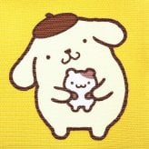 サンリオ ポムポムプリン フラットニットポーチ Sanrio