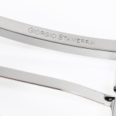 ストリンガを痛めづらいバックル ジョルジオスタメッラ ストリンガ システム用バックル 幅3.5cmモデル FBM10 裏ロゴ リバーシブルモデル シルバー 送別会 誕生日 お中元 結婚祝い 結婚式 高級 父の日 母の日 即日発送 ホワイトデー