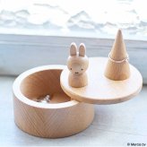 ミッフィー リングホルダー | 雑貨 小物 おとな 大人 おとな女子 プチギフト 木製雑貨 誕生日プレゼント 女性 インテリア かわいい ギフト 大人かわいい ママ友 キャラクター NICHIGAN ニチガン MZ25