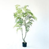 観葉植物 造花 マホニア コンフューサ BROWN 全高約150cm 大型 フェイクグリーン 本物そっくり おしゃれ インテリア 人工観葉植物 アーティフィシャルグリーン オフィス 店舗 ホテル 開店祝い 室内 ナリヒラヒイラギナンテン フェイク