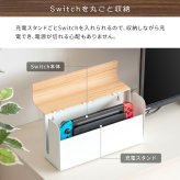 ラック ゲーム機ケース TEER（ティール）Switchケース ゲームケース スイッチカバー ゲーム機 ゲーミングケース リビング収納 Switch収納 木製 木目調 シンプルモダン NintendoSwitch 任天堂スイッチ収納 新生活