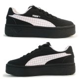 プーマ PUMA スニーカー レディース ウィメンズ ローカット コート ラリー スカイ チェッカー 408862-01 ブラック/ピンク