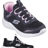 スケッチャーズ スリップインズ キッズ ジュニア スニーカー 男の子 女の子 運動靴 黒 ハンズフリー SKECHERS Slip-ins BOUNDER バウンダー ノーマル幅 403822N 403822L 303585N 303585L