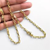 正規品 1AR by UNOAERRE ウノアエレ ショッパー付き チェーンネックレス レディース ユニセックス 喜平 ネックレス イエローゴールド 真鍮 イタリア製 ブランドジュエリー ギフト プレゼント 誕生日 結婚記念日 成人 卒業 入学