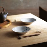 美濃焼 染付幾何紋 楕円皿5客揃 31063  内祝 内祝い お祝 御祝 記念品 出産内祝い プレゼント 快気祝い 粗供養 引出物