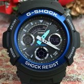 ペアウオッチ gショック恋人たちのGショックペア G-SHOCK BABY-G ペアウォッチ ペア腕時計 カシオ 2本セット  アナデジ GA-110GB-1AJF AW-591-2AJF お揃い     新品 手書きします　人気  婚約　夫婦 高級　クリスマス プレゼント おすすめ
