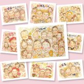 金婚式の記念に、眺めれば思い出が蘇る似顔絵はいかがですか。修正無料で、納得しながら進められます。 金婚式 プレゼント 似顔絵 名入れ 贈り物 ギフト 手描き 金婚式 銀婚式 結婚記念日 大人数 夫婦 おじいちゃん おばあちゃん 祖母 家族 名入れ 下書き確認 修正無料 宝物 かわいい サプライズ 一生もの 50周年 結婚記念日 長寿 親孝行 感謝 記念日 還暦祝い メモリアル 喜ばれる イラスト