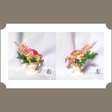 プリザーブドフラワー仏花　ラフィネ　花あかり　蒼空の祈り　仏花　お供え　贈り物　プレゼント　お彼岸　枯れない仏花　器付き　フラワーアレンジ
