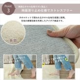 ラグ カーペット クッションマット マット 170×170cm ピタリ プラス すべり止め 下敷き 滑り止め 手洗い 防音マット 防音 防ダニ加工 ホット 対応 床暖房対応 ウレタン入り下敷き 保温性 下 絨毯下 便利 無地 ホワイト オールシーズン