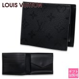 ルイヴィトン 財布 メンズ 二つ折り財布 LOUIS VUITTON ポルトフォイユ マルコ モノグラム ミッドナイト ブラック 黒 小銭入れ付き コンパクトウォレット M2A672 ブランド財布 ギフト プレゼント 新品