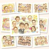 似顔絵 サンクスボード プレゼント 贈り物 ギフト 名入れ 手描き サンクスボード 披露宴 婚礼 感謝 結婚式 大人数 親族 新郎 両親 新婦 名入れ 下書き確認 修正無料 親孝行 かわいい 宝物 そっくり 思い出 婚礼 披露宴 感謝ボード お祝い返し 大量注文 感動 傘寿祝い 応援 クリスマス メモリアルギフト 白寿祝い 喜寿祝い バレンタインデー ホワイトデー