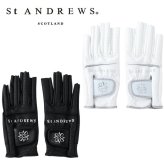 セント アンドリュース ゴルフ 合皮ネイルスルーグローブ 両手用 レディースグローブ St ANDREWS 042-6985204 お誕生日祝い お祝い 記念品 お父さん 父の日 彼氏 男性 30代 40代 50代 60代 母の日 お母さん 還暦祝い 敬老の日 彼女 人気プレゼント プレゼント