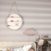 ferm LIVING ファームリビング ラウンドドーム 壁掛けラック 直径55cm 北欧インテリア 雑貨 おしゃれ 壁掛け シェルフ 丸い 円 ラック 収納 飾り 棚 リビング 部屋 子ども 子供 かわいい