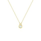 【無料ラッピング】  ヨンドシー 4℃ EAU DOUCE４℃ K10イエローゴールド ネックレス 一粒 アクアマリン ブランド 正規品 新品 ギフト プレゼント 人気 おすすめ 誕生日 記念日 クリスマス 送料無料