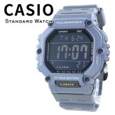 箱なし カシオ 腕時計 メンズ CASIO デジタル グレー ブラック 10年電池 100m防水 大きめ スポーツ アウトドア 海外モデル 逆輸入 ストップウォッチ タイマー アラーム LEDライト 誕生日 プレゼント ギフト 成人 卒業 入学