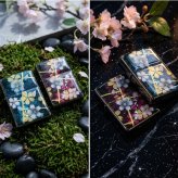 職人の手作り！和柄ペアzippo『帆』名入れ 送料無料 和風 桜 工芸 ハンドメイド ジッポ ライター 喫煙具 電子タバコ アイコス イルマ ギフト プレゼント