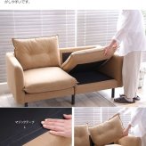 ソファ 座椅子 2人掛け帆布 二人掛け ー おしゃれ アイアン かわいい ロータイプ コンパクト リビング メンズライク Gema カフェ風 脚取り外し可能 フロア sofa クッション付き 2人がけ 二人がけ 肘付き 肘掛け