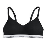 カルバンクライン Calvin Klein(CK) ブラ&ショーツ ブラレット ブラジャー ロゴ 2WAY ノンワイヤー ストラップ アンダーウェア 下着 QP3561O レディース ブラック