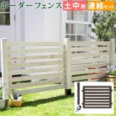 ガーデン エクステリア ボーダーフェンス スプレッド 連結セット土中用 フェンス 木製フェンス ウッドフェンス 天然木製 ガーデニング 枠 柵 仕切り 目隠し 境目 クラシカル アンティーク トレリス ベランダ つる 薔薇 バラ 朝顔 園芸 新生活