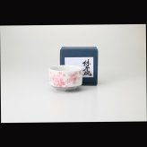 桜がさね　抹茶碗 磁器 美濃焼 やきものの里から、暮らしを贈ります。　ギフト 食器 セット テーブルウェア
