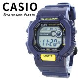 箱なし カシオ 腕時計 メンズ CASIO デジタル ネイビー 10年電池 100m防水 ストップウォッチ アラーム LEDライト 軽量 スポーツ アウトドア 海外モデル 逆輸入 通勤 通学 プレゼント ギフト 成人 卒業 入学