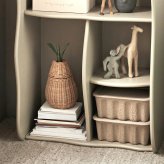 ferm LIVING ファームリビング Pear Braided Storage 洋ナシのカゴ Sサイズ おしゃれディスプレイ 北欧 雑貨 インテリア バスケット ラタン カゴ 飾り 収納 玄関 リビング プレゼント ギフト おすすめ