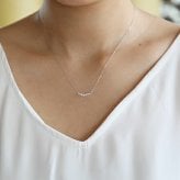【無料ラッピング】  カナルヨンドシー Canal 4℃ ネックレス K10 ホワイトゴールド ネックレス キュービックジルコニア レディース ブランド 正規品 新品 ギフト プレゼント 人気 おすすめ 誕生日 記念日 クリスマス 送料無料