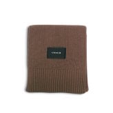 コーチ COACH WOVEN PATCH KNIT SCARF マフラー co100427-252 DARK CAMEL