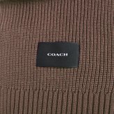 コーチ COACH WOVEN PATCH KNIT SCARF マフラー co100427-252 レディース DARK CAMEL マフラー