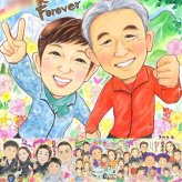 誕生日の記念に、似顔絵なら思い出が大盛りになります。 プレゼント 家族 似顔絵 手描き ギフト 贈り物 名入れ 誕生日 家族 お祝い 記念 記念日 両親 家族 祖母 祖父 ご両親 修正無料 下書き確認 名入れ かわいい 実績多数 似てる そっくり 一生もの 宝物 家族 お祝いの品 卒寿祝い イラスト メモリアルギフト ハロウィン 感謝の品 闘病中の方への励まし 大量注文 メモリアル 色紙