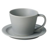【ギフト対応無料】作山窯 Sara 碗皿 グレー (TD101) ※送料無料(北海道・沖縄は除く)