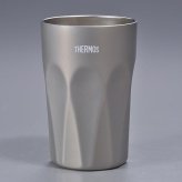 敬老の日 名入れ ペアギフト SXX THERMOS サーモス 真空断熱ダイヤカットロングタンブラー 食洗機対応モデル 400ml ピンク シャンパンゴールド 2点 ギフトBOX入り / プレゼント ギフト 両親 夫婦 結婚 金婚式 銀婚式 退職 記念 誕生日 長寿 祝い