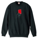 サッカー トレーナー スウェット メンズ レディース ジュニア 裏パイル 練習着 おもしろ 名入れ おしゃれ 文字入れ無料 綿100% キッズ 大きいサイズ 「レッドカード」 アートワークスコウベ 【送料無料】