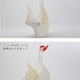 寿鶴亀 ガラス置物セット 鶴と亀の縁起物・長寿祝い・敬老の日・結婚祝いに 粋工房