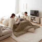 こたつセット こたつテーブル こたつ布団 2点セット コタツ布団 炬燵 こたつ机 長方形 コーデュロイ リバーシブル 毛布 こたつ掛け布団 薄掛け 軽量 丸洗い 洗濯可 洗える 上掛け リビング ダイニング 一人暮らし